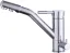 Trojcestná baterie na pitnou vodu 3 v 1 Mixer Tap chromová