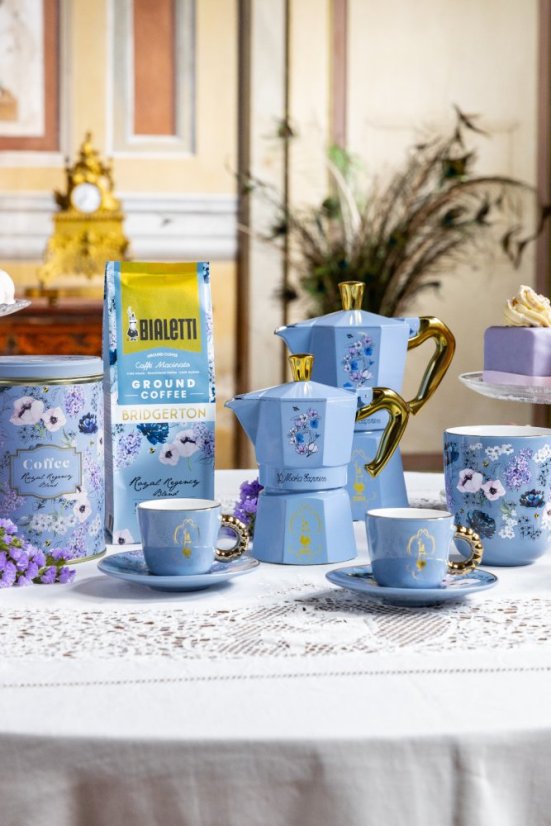 Bialetti Bridgerton mletá káva v plechovce 250 g