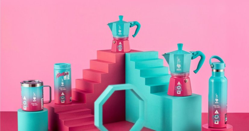 Bialetti Moka Express Squid Game (různé velikosti) - Objem v⁠ porcích: 6 porcí
