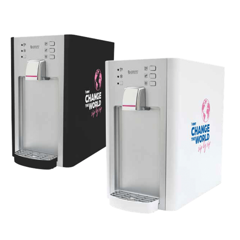 BWT AQA drink 20 - černý POU stolní výdejník  pokojové, perlivé a neperlivé chlazené vody