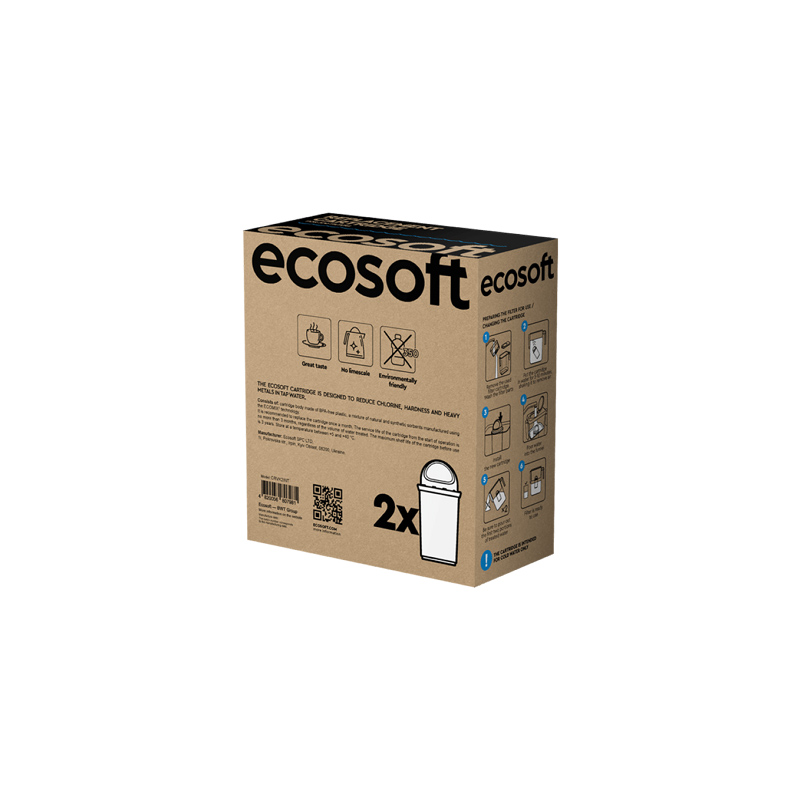 Ecosoft Sada 2 náhradních filtračních vložek pro konvici Ecosoft Slim