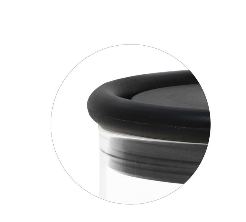 AIRTIGHT LID WITH SILICONE GASKET