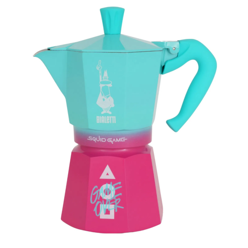 Bialetti Moka Express Squid Game (různé velikosti) - Objem v⁠ porcích: 6 porcí
