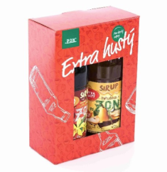 ZON Dárkové balení sirupů - Hruška se skořicí, Rum s vanilkou Sirupy Extra