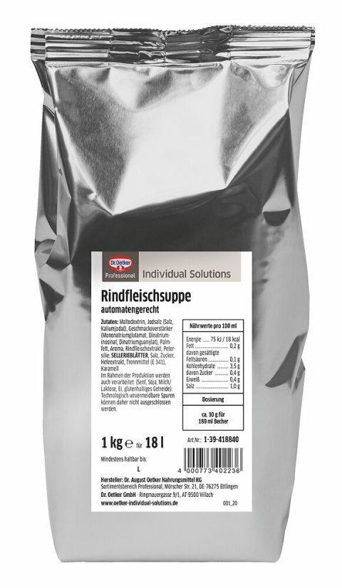 Hovězí polévka 1 kg